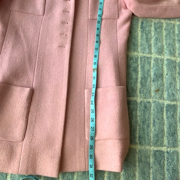 CHANEL VINTAGE TWEED PINK 1990S SUIT JACKET SKIRT SIZE 42 VERY PRELOVED - Picture 15 of 16